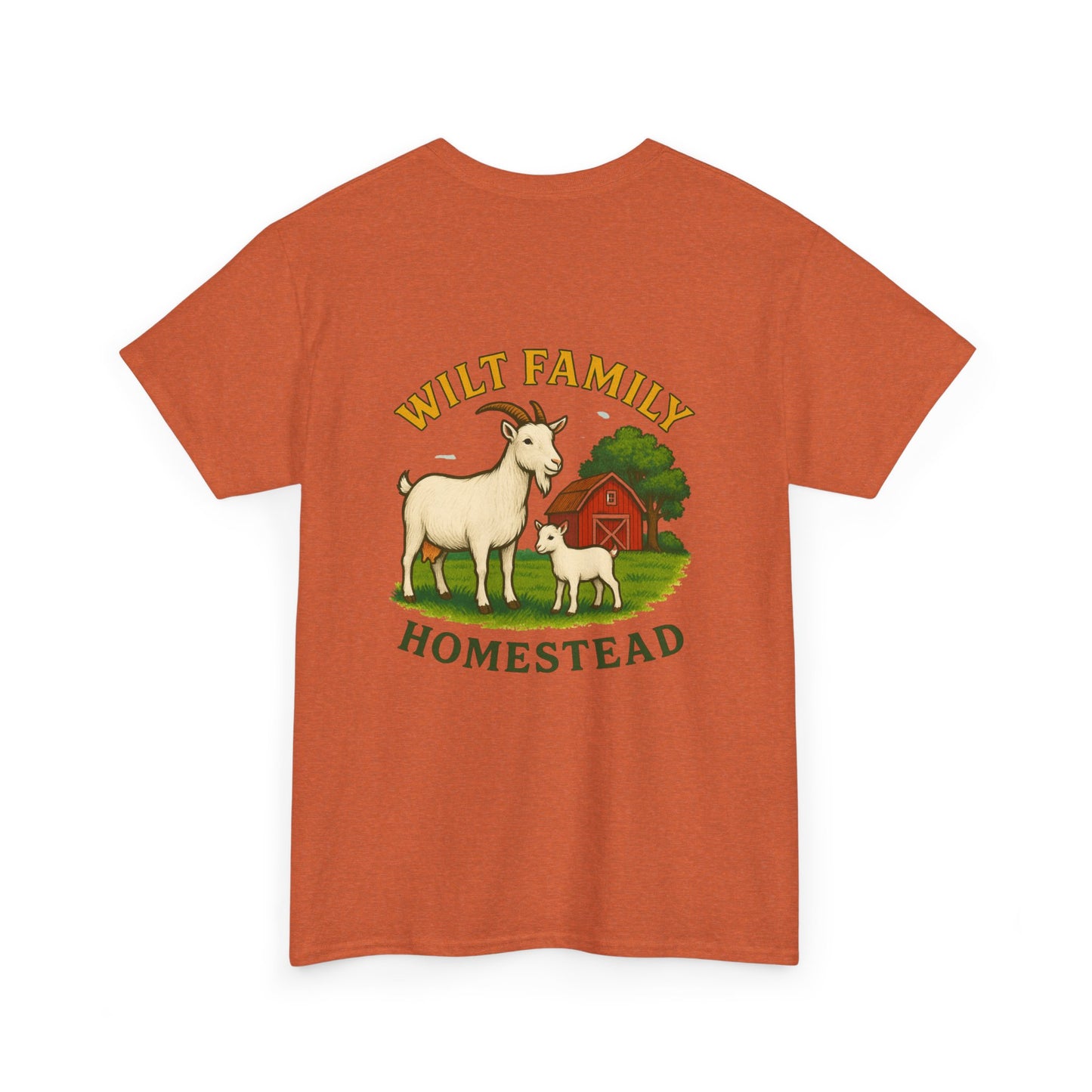 Personalized Family Homestead T-Shirt, Unisex Cotton Tee for Family Gifts, Farm Life Apparel, Country Living, Custom Family Apparel