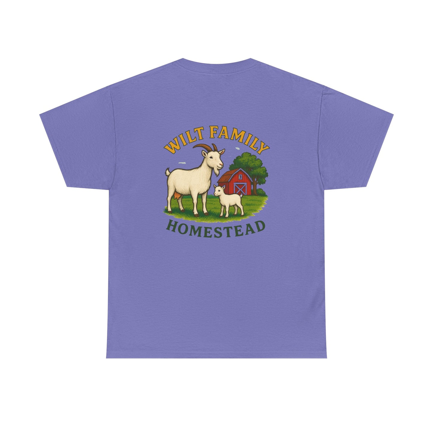 Personalized Family Homestead T-Shirt, Unisex Cotton Tee for Family Gifts, Farm Life Apparel, Country Living, Custom Family Apparel