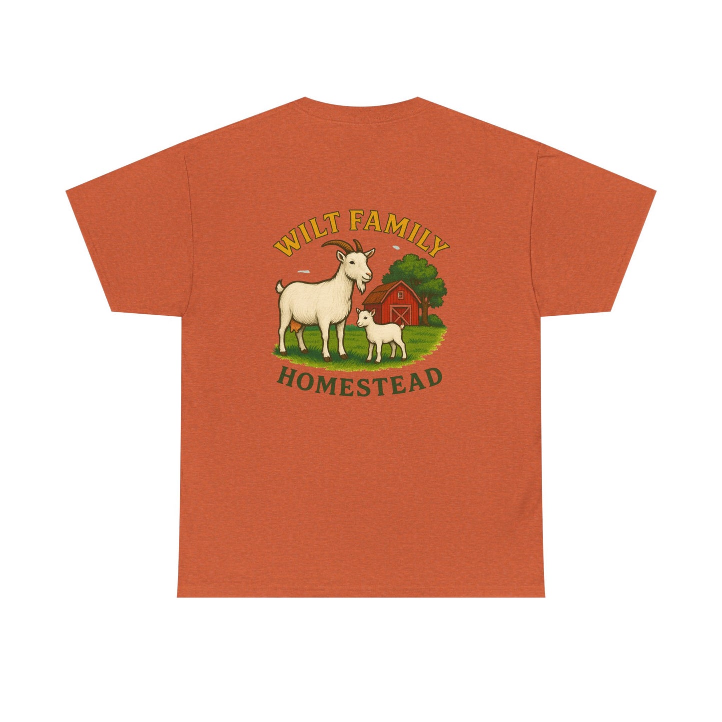 Personalized Family Homestead T-Shirt, Unisex Cotton Tee for Family Gifts, Farm Life Apparel, Country Living, Custom Family Apparel