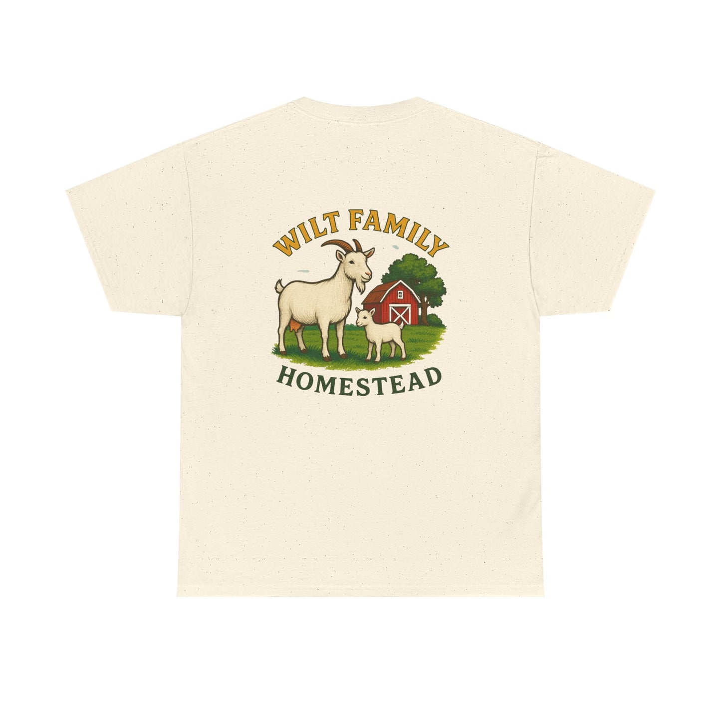 Personalized Family Homestead T-Shirt, Unisex Cotton Tee for Family Gifts, Farm Life Apparel, Country Living, Custom Family Apparel