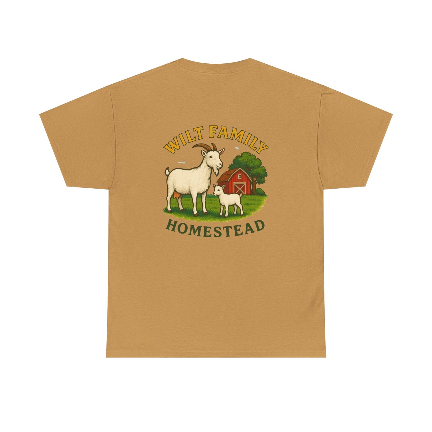 Personalized Family Homestead T-Shirt, Unisex Cotton Tee for Family Gifts, Farm Life Apparel, Country Living, Custom Family Apparel