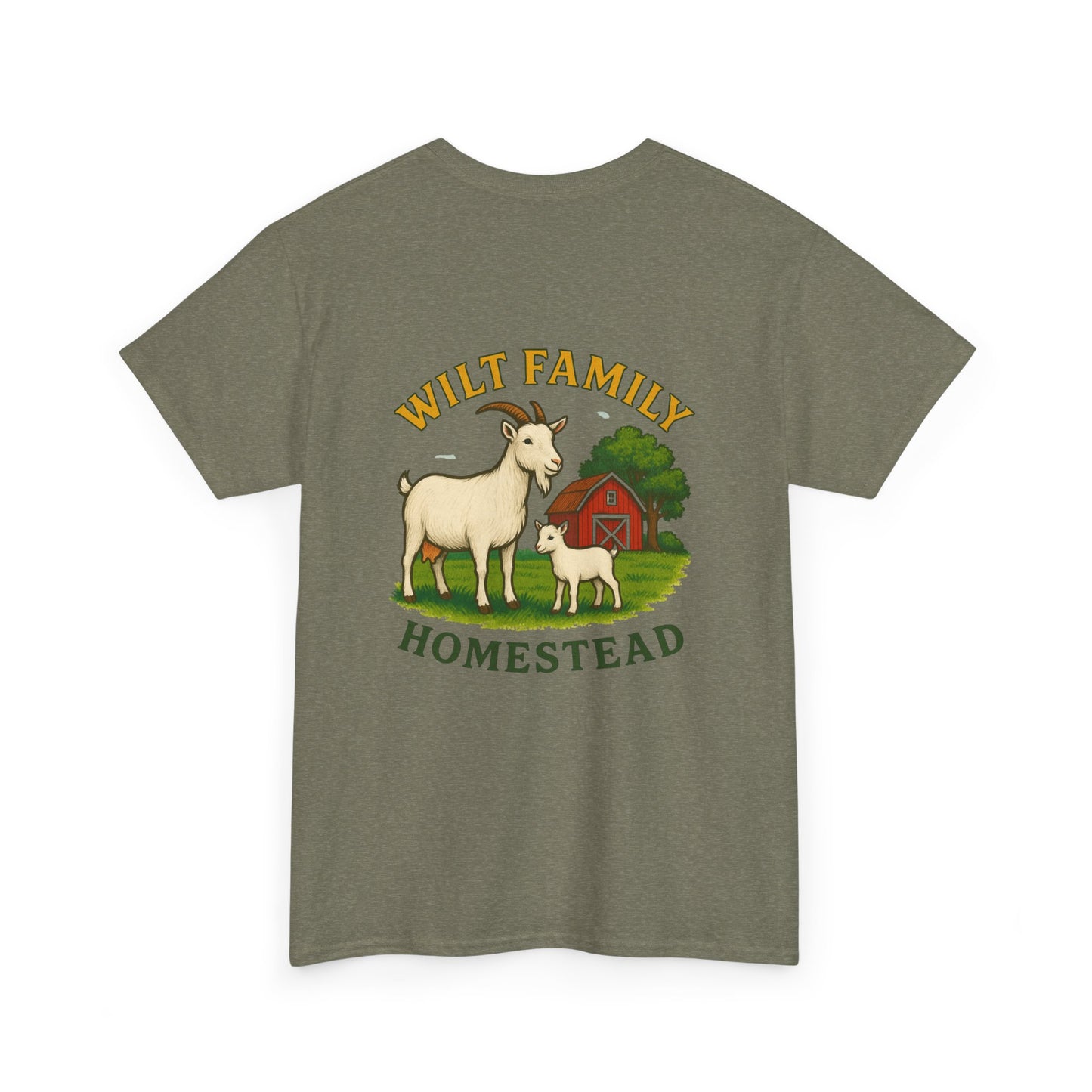 Personalized Family Homestead T-Shirt, Unisex Cotton Tee for Family Gifts, Farm Life Apparel, Country Living, Custom Family Apparel