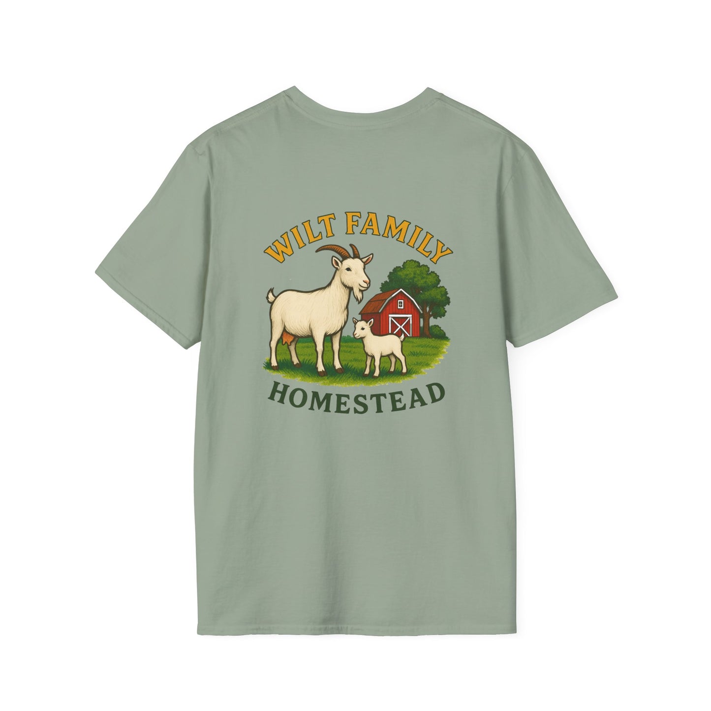 Custom Family Farm T-Shirt, Farm Life Tee, Farmhouse Style Shirt, Gift for Goats Lovers, Unique Family Reunion Apparel