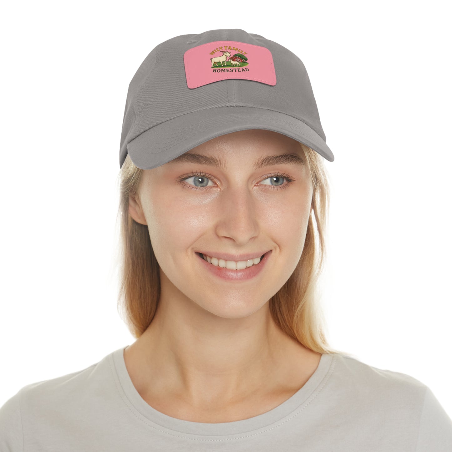 Rustic Dad Hat with Leather Patch | Family Homestead Style, Gifts for Dad, Casual Wear, Unisex Hat, Outdoor Adventures