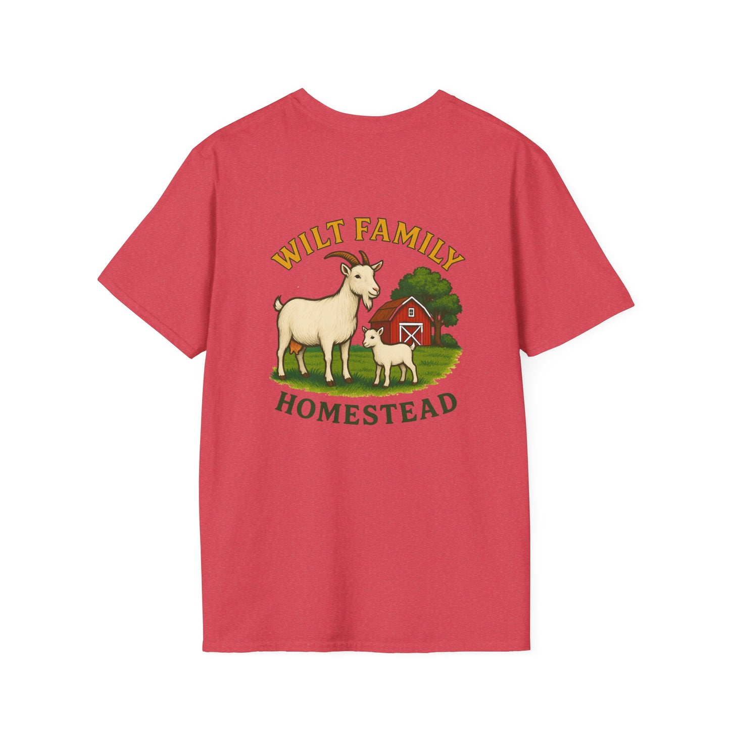 Custom Family Farm T-Shirt, Farm Life Tee, Farmhouse Style Shirt, Gift for Goats Lovers, Unique Family Reunion Apparel