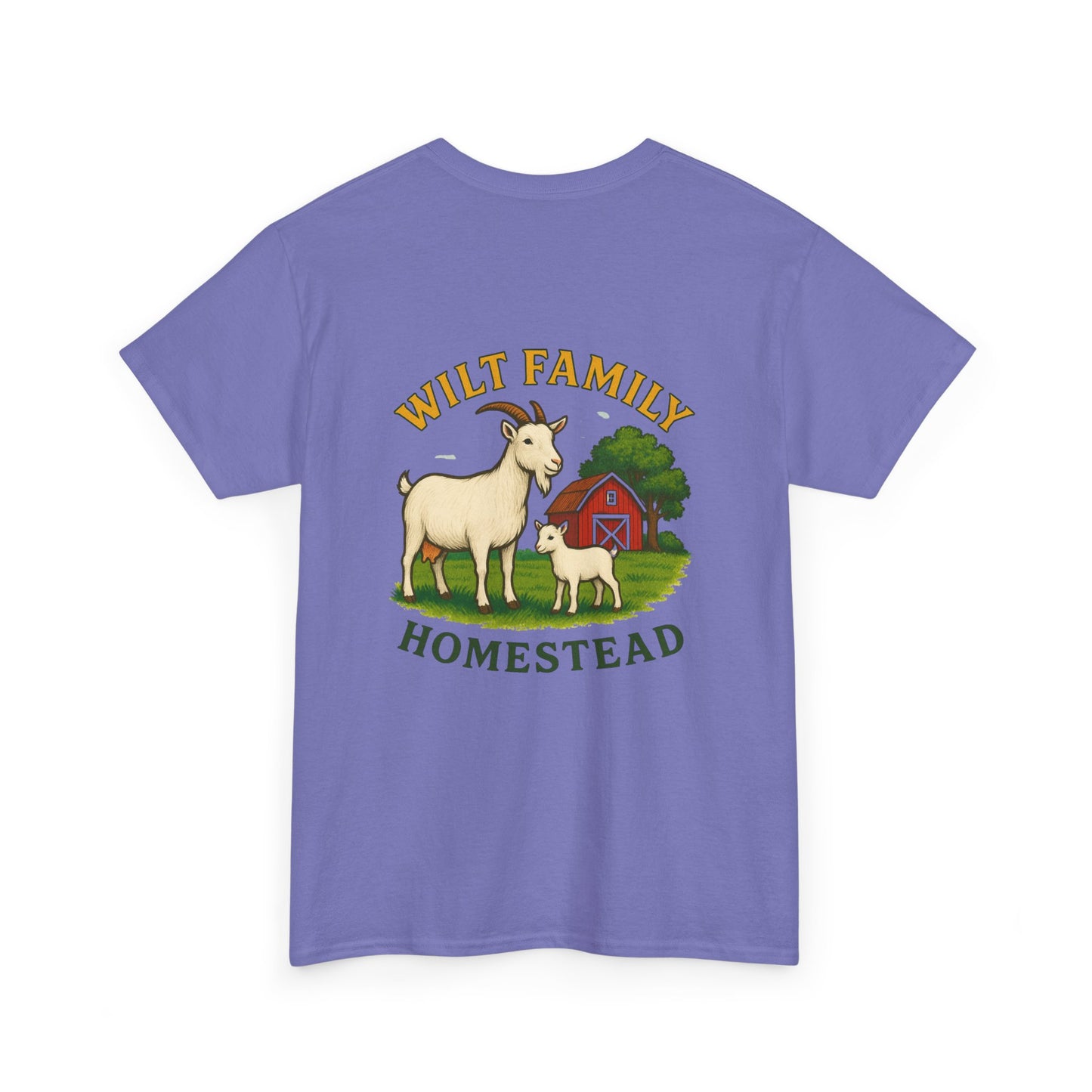 Personalized Family Homestead T-Shirt, Unisex Cotton Tee for Family Gifts, Farm Life Apparel, Country Living, Custom Family Apparel