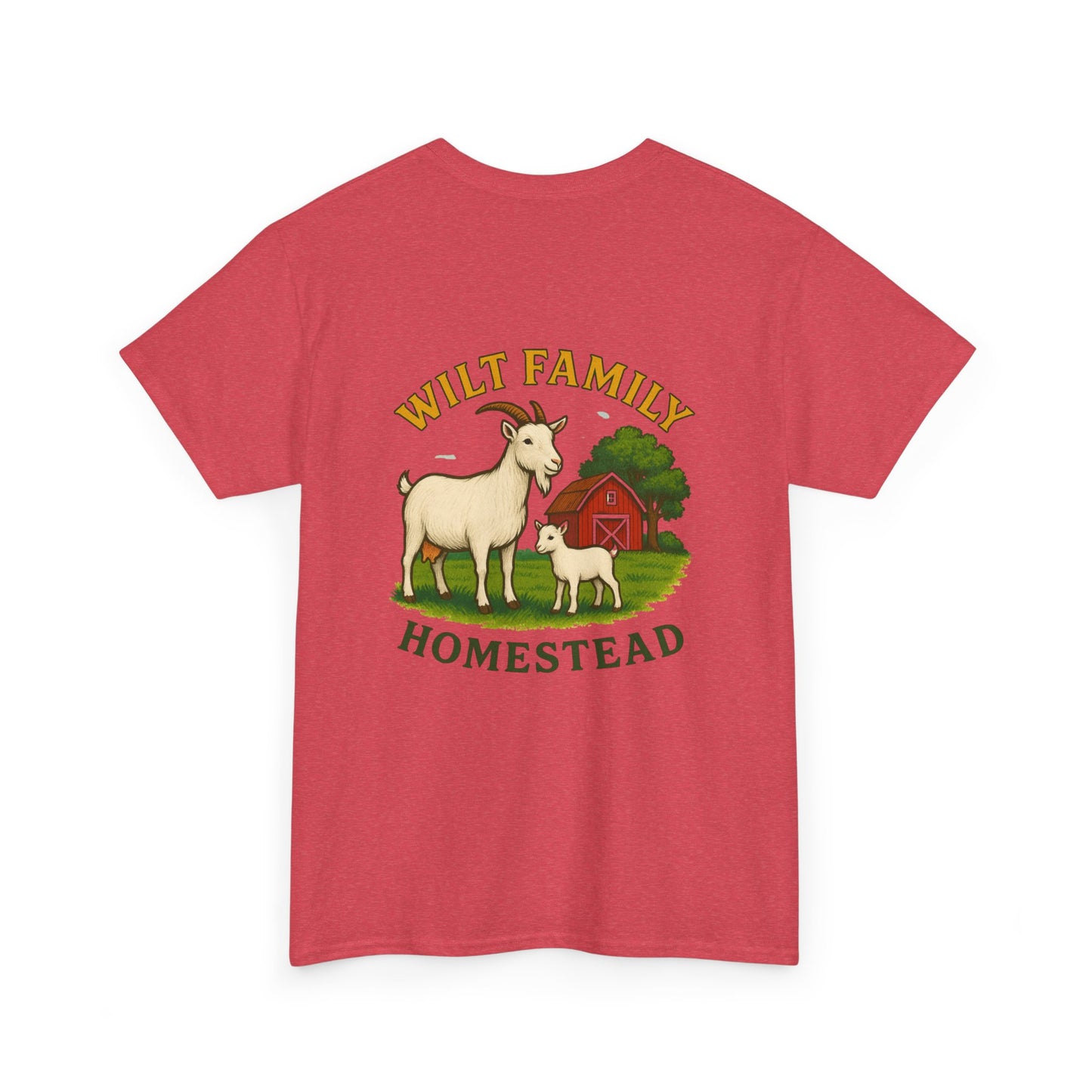 Personalized Family Homestead T-Shirt, Unisex Cotton Tee for Family Gifts, Farm Life Apparel, Country Living, Custom Family Apparel