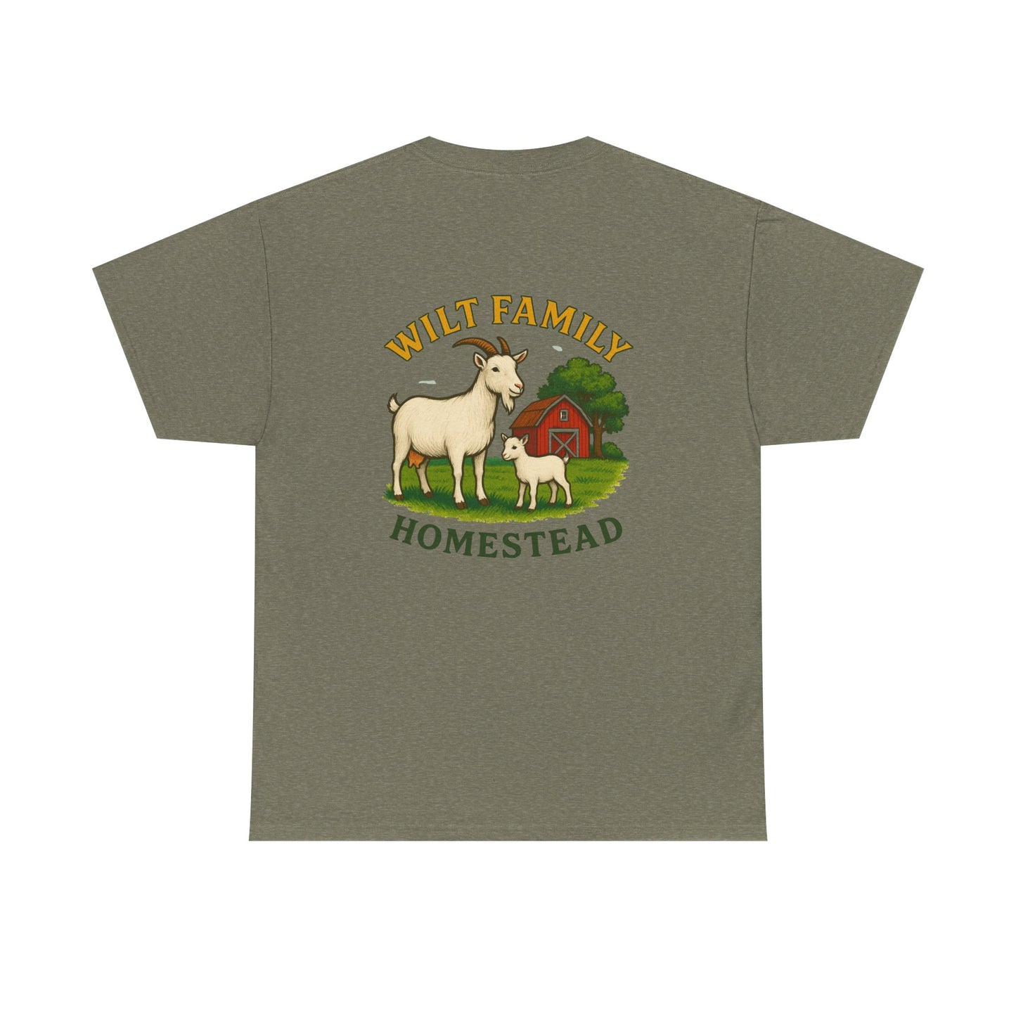 Personalized Family Homestead T-Shirt, Unisex Cotton Tee for Family Gifts, Farm Life Apparel, Country Living, Custom Family Apparel