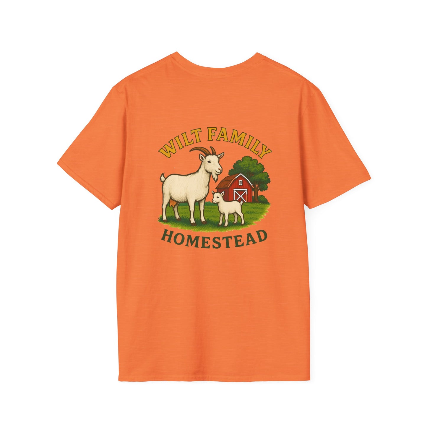 Custom Family Farm T-Shirt, Farm Life Tee, Farmhouse Style Shirt, Gift for Goats Lovers, Unique Family Reunion Apparel