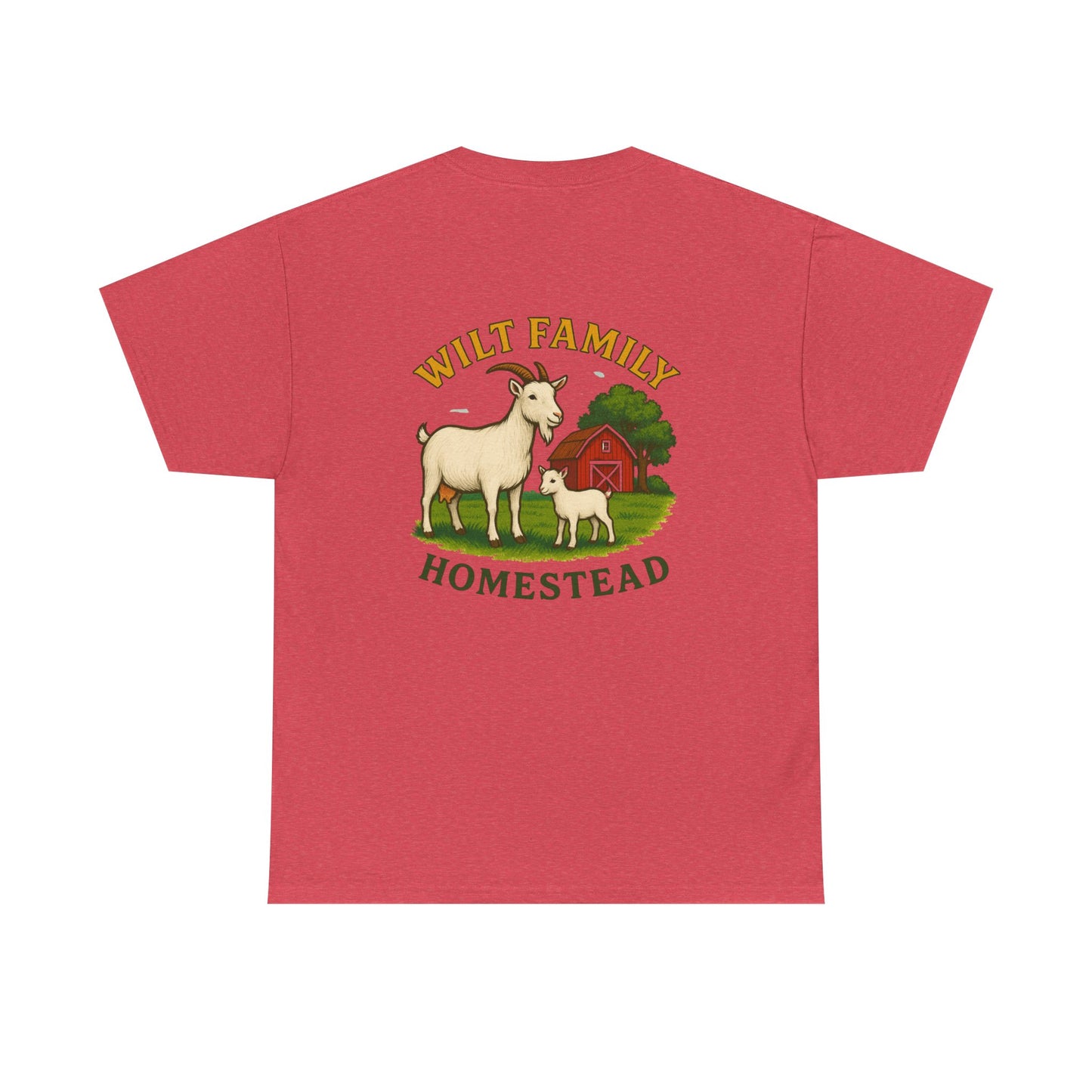 Personalized Family Homestead T-Shirt, Unisex Cotton Tee for Family Gifts, Farm Life Apparel, Country Living, Custom Family Apparel