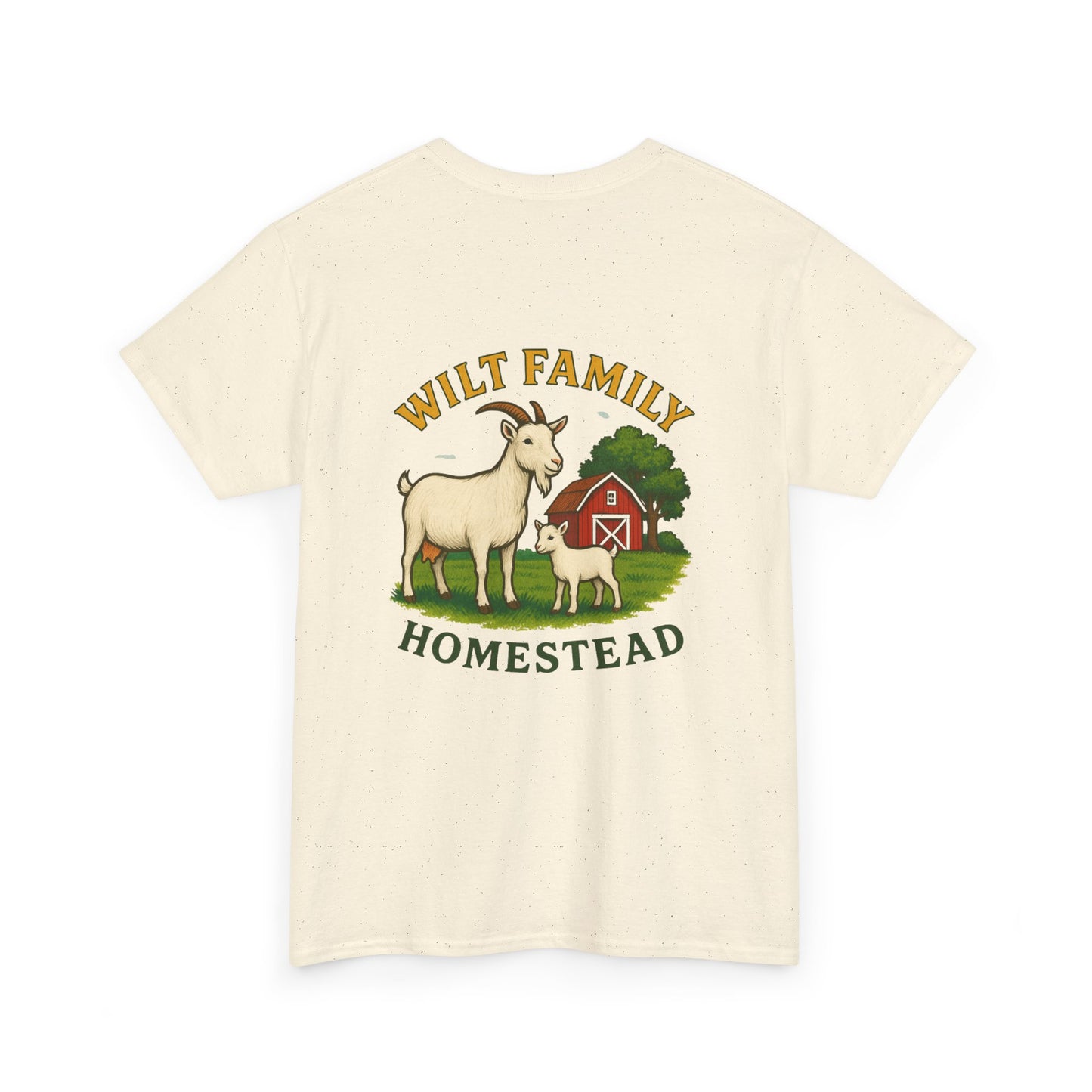 Personalized Family Homestead T-Shirt, Unisex Cotton Tee for Family Gifts, Farm Life Apparel, Country Living, Custom Family Apparel