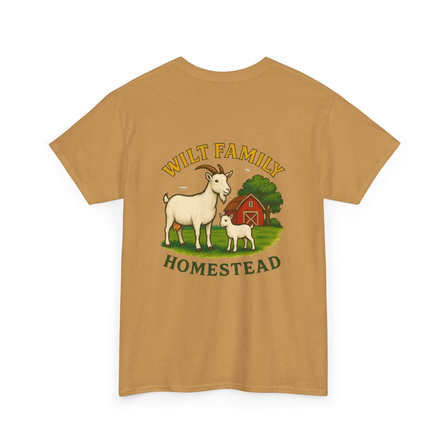 Personalized Family Homestead T-Shirt, Unisex Cotton Tee for Family Gifts, Farm Life Apparel, Country Living, Custom Family Apparel