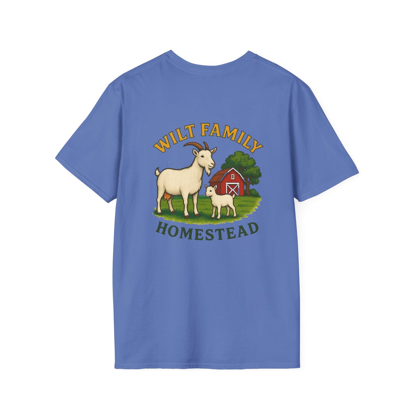 Custom Family Farm T-Shirt, Farm Life Tee, Farmhouse Style Shirt, Gift for Goats Lovers, Unique Family Reunion Apparel
