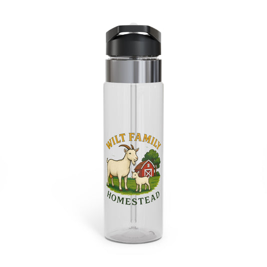 Wilt Family Homestead Water Bottle— 20oz Tritan Water Bottle