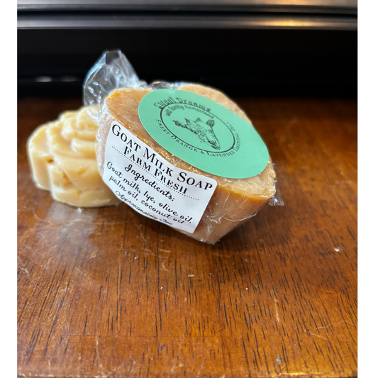Homemade Lye Goat Milk Soap (dye free)